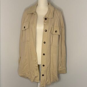 Terra & Sky Tan Utility Jacket